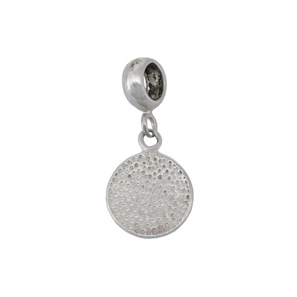 Faith Medallion Dangle Bracelet Charm | Vintage IBB Sterling Silver 925 - Picture 4 of 7